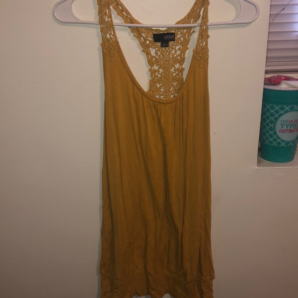 Yellow tank top